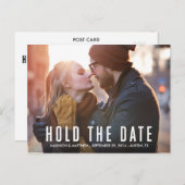 Hipster Love | Het Briefkaart Datum opslaan (Voorkant / Achterkant)