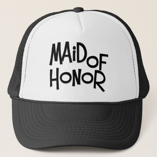 Hipster Maid of Honor Trucker Pet (Voorkant)