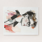 Hipster Man Tekening Legpuzzel (Horizontaal)