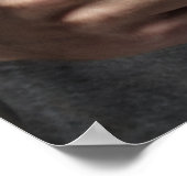 Hipster Man Vaping Vape Shop Business aanpassen Poster (Hoek)