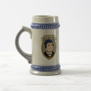 Hipster Martin Luther Beer Stein Bierpul