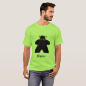 Hipster meeple t-shirt (Voorkant volledig)