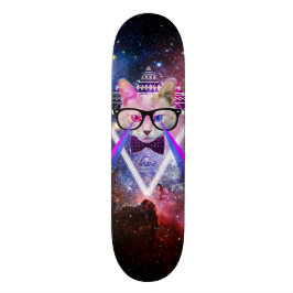 Hipster Melkwegkat Skateboard