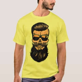 Hipster_mexicaine_tete_de_dode_crane_barbe_moustac T-shirt