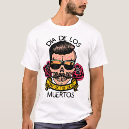 hipster_mexicry_tete_de_dode_crane_fleur_rose_mo t-shirt