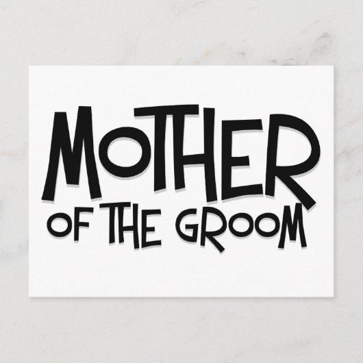 Hipster Moeder van de Groom Briefkaart (Voorkant)