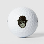 Hipster Monkey Golfballen (Voorkant)