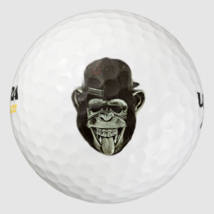 Hipster Monkey Golfballen
