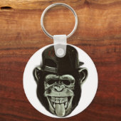 Hipster Monkey Sleutelhanger (Voorkant)
