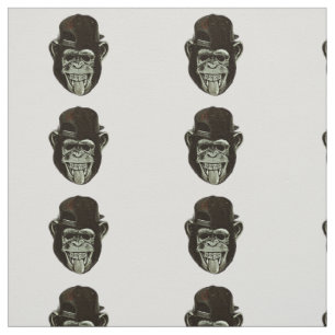 Hipster Monkey Stof