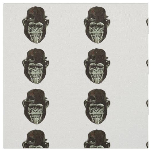Hipster Monkey Stof (Swatch)