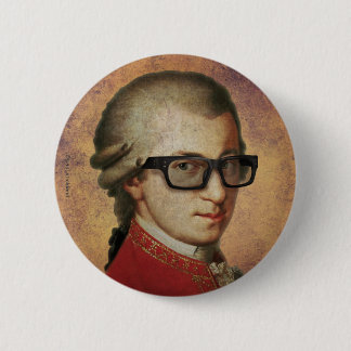 Hipster Mozart Ronde Button 5,7 Cm