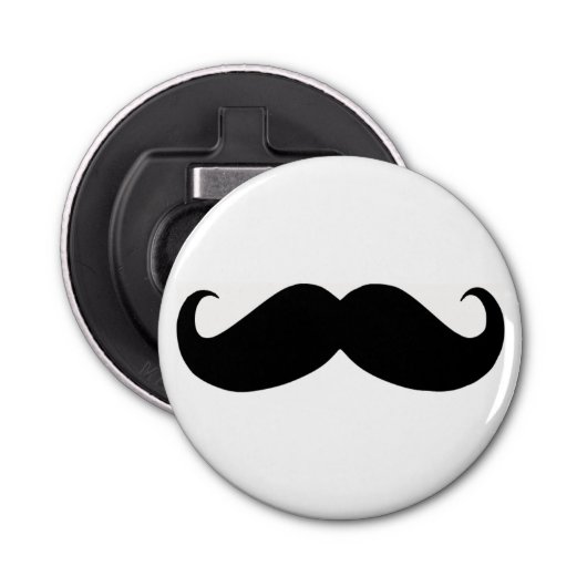 Hipster Mustache Bottle Opener (Voorkant)