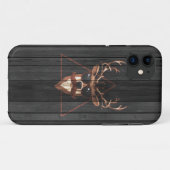 Hipster Mustache Deer - Dark Edition Case-Mate iPhone Case (Achterkant (horizontaal))