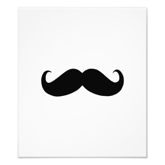 Hipster Mustache Foto afdrukken (Voorkant)