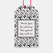 Hipster Mustache Je foto Collage Hartelijk dank La Cadeaulabel (Achterkant)