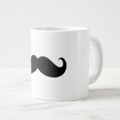 Hipster Mustache Jumbo Mok (Voorkant rechts)