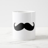 Hipster Mustache Jumbo Mok (Voorkant)