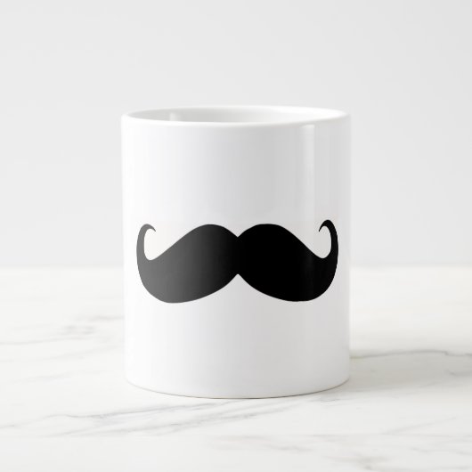 Hipster Mustache Jumbo Mok (Voorkant)