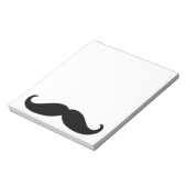 Hipster Mustache Notitieblok (Linkerzijde)
