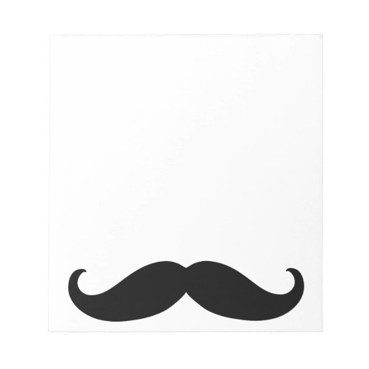Hipster Mustache Notitieblok (Voorkant)
