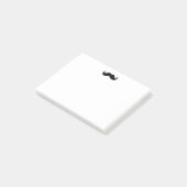 Hipster Mustache Post-it® Note 4x3 (Schuin)