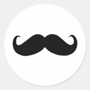 Hipster Mustache Sticker