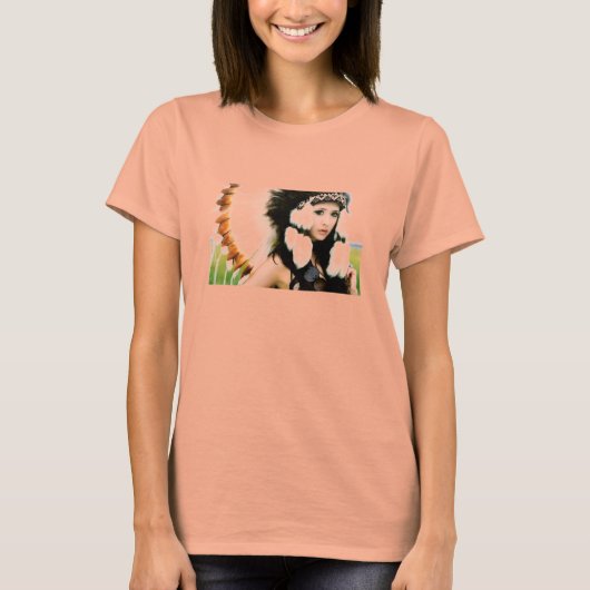 Hipster Native Chick T-shirt (Voorkant)