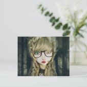 Hipster nerd briefkaart (Staand voorkant)