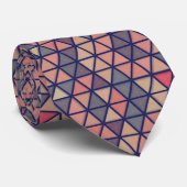 Hipster Nine Hexagon Blur Satin Necktie Stropdas (Opgerold)