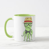 Hipster Octopus Mok (Links)