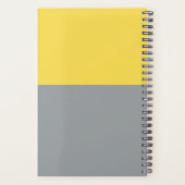 Hipster Olympic God Colorblock Monogram Planner (Achterkant)