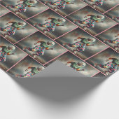 Hipster oma dansen cadeaupapier (Hoek)