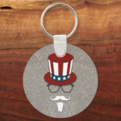 Hipster oom Sam Sleutelhanger (Voorkant)