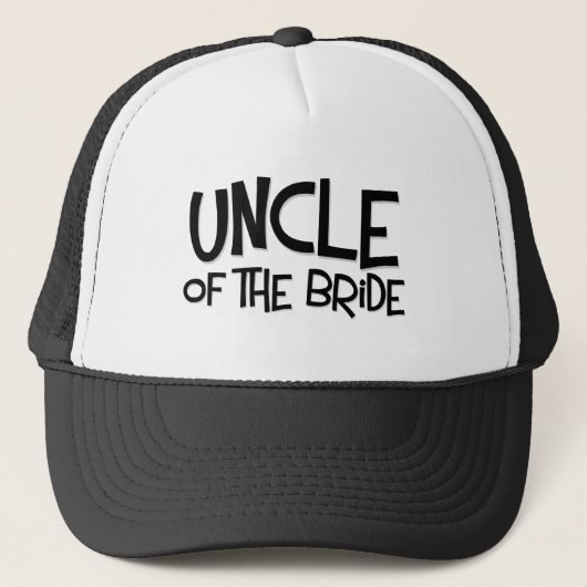 Hipster oom van de Bride Trucker Pet (Voorkant)