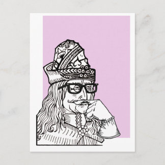 Hipster oom Vlad Briefkaart