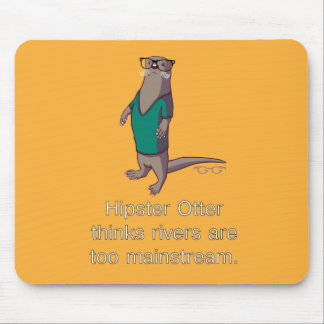 Hipster Otter Mousepad Muismat