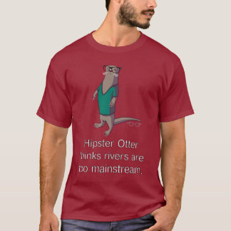 Hipster Otter T-Shirt