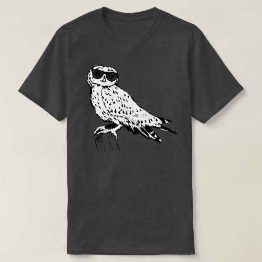 Hipster Owl T-shirt (Design voorkant)