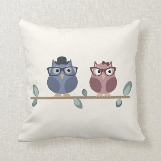 Hipster Owls Sierkussen