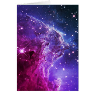 Hipster Paarse Ombre Monkey Head Nebula