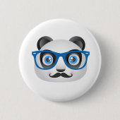 Hipster Panda Button (Voorkant)