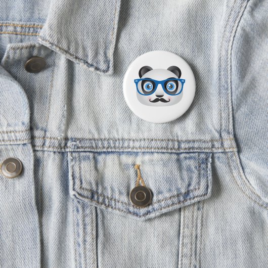 Hipster Panda Button (In situ)