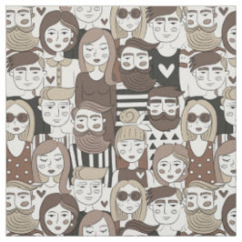 Hipster patroon stof