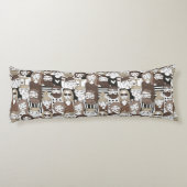 Hipster Pattern body kussens (Achterkant)