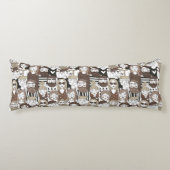 Hipster Pattern body kussens (Voorkant)