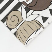 Hipster Pattern fleece deken (Hoek)