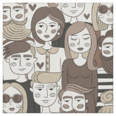 Hipster Pattern-structuur Stof (Close Up)