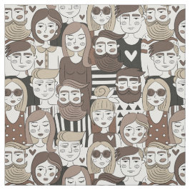 Hipster Pattern-structuur Stof