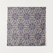 Hipster pattern with polygonal elements. Triangles Wandkleed (Voorkant)
